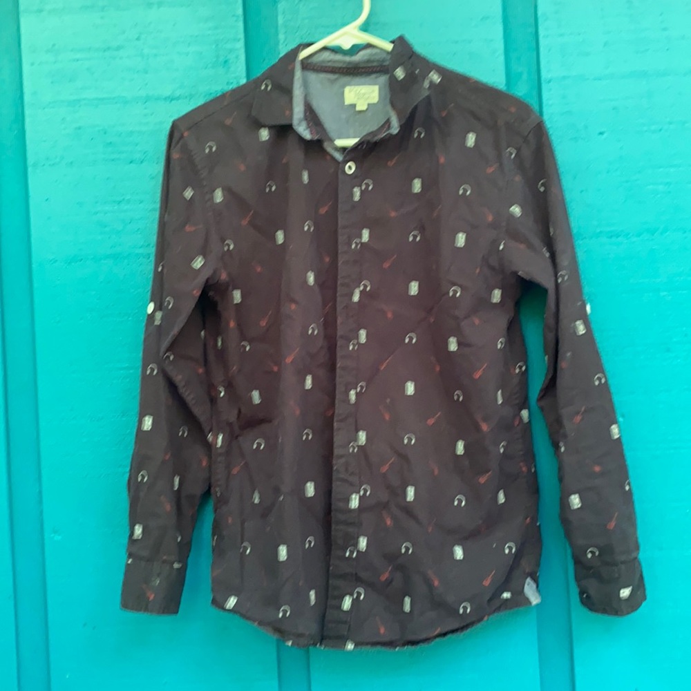 Teens 14-16 Pengiun button down shirt